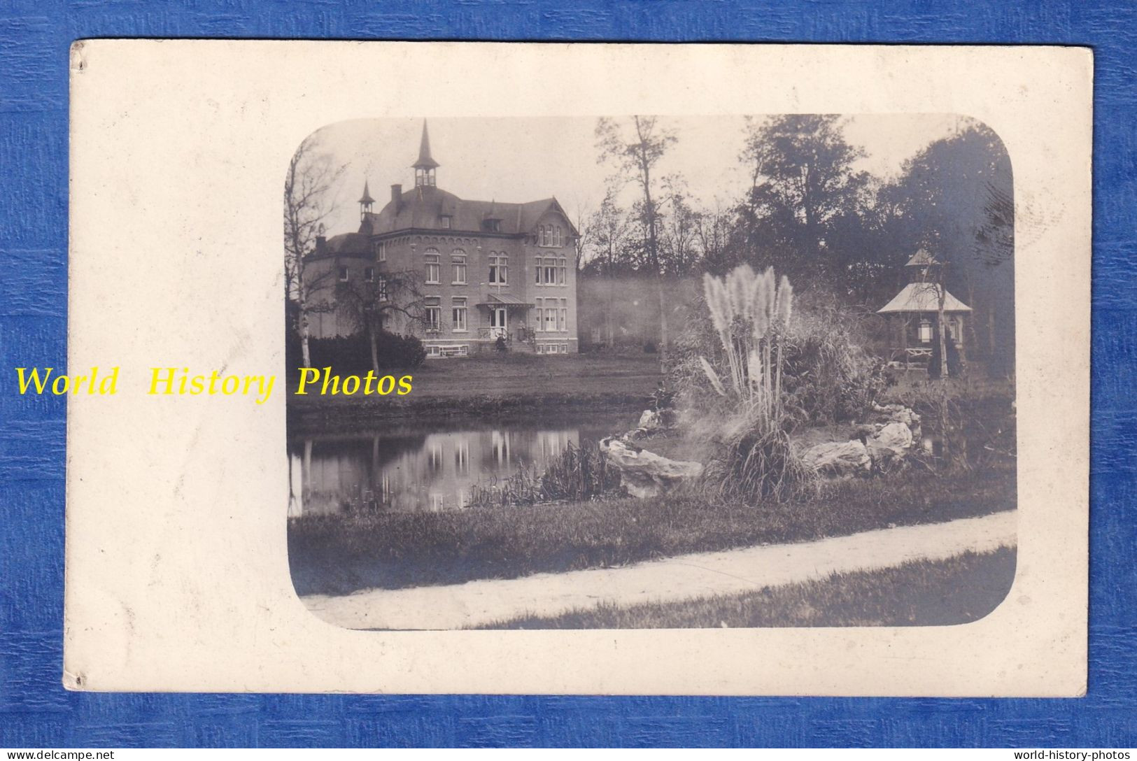 CPA Photo - BELGIQUE ? Nord De La FRANCE ? - Beau Château à Situer - Architecture Jardin Parc Plante Arbre - Estonie