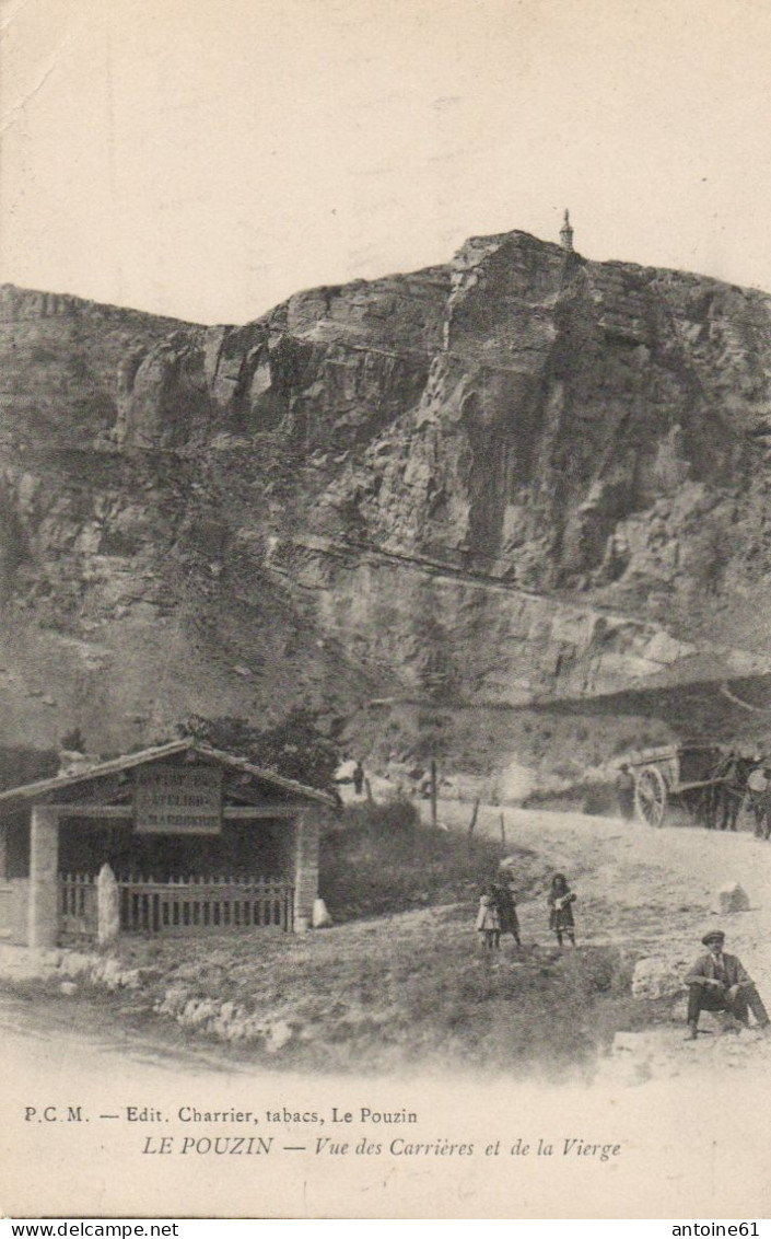 LE POUZIN - Vue Des Carrières Et De La Vierge - Le Pouzin