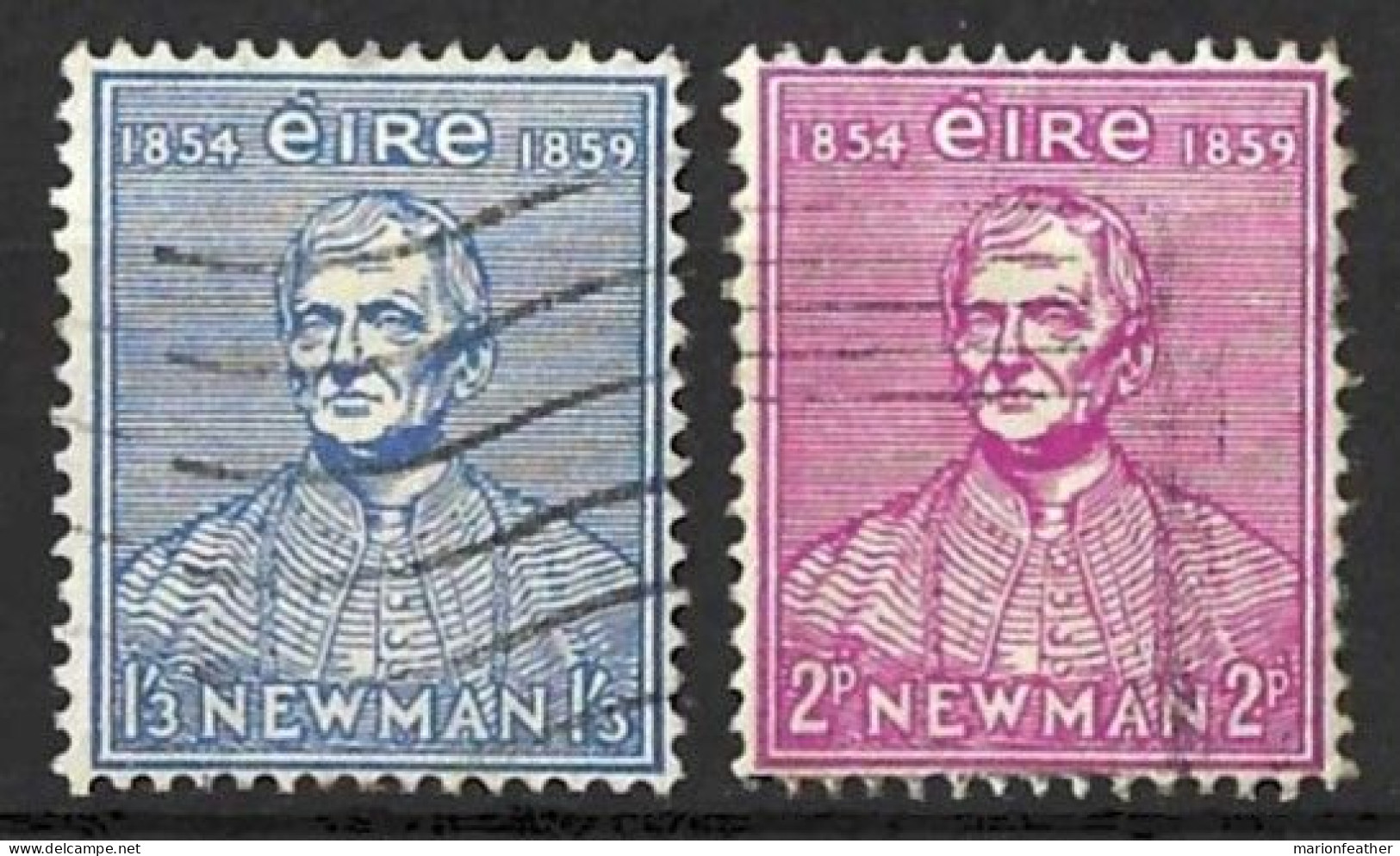 EIRE....QUEEN ELIZABETH II..(1952-22..)......" 1954..".....UNIVERSITY , SET OF 2......VFU.. - Gebruikt