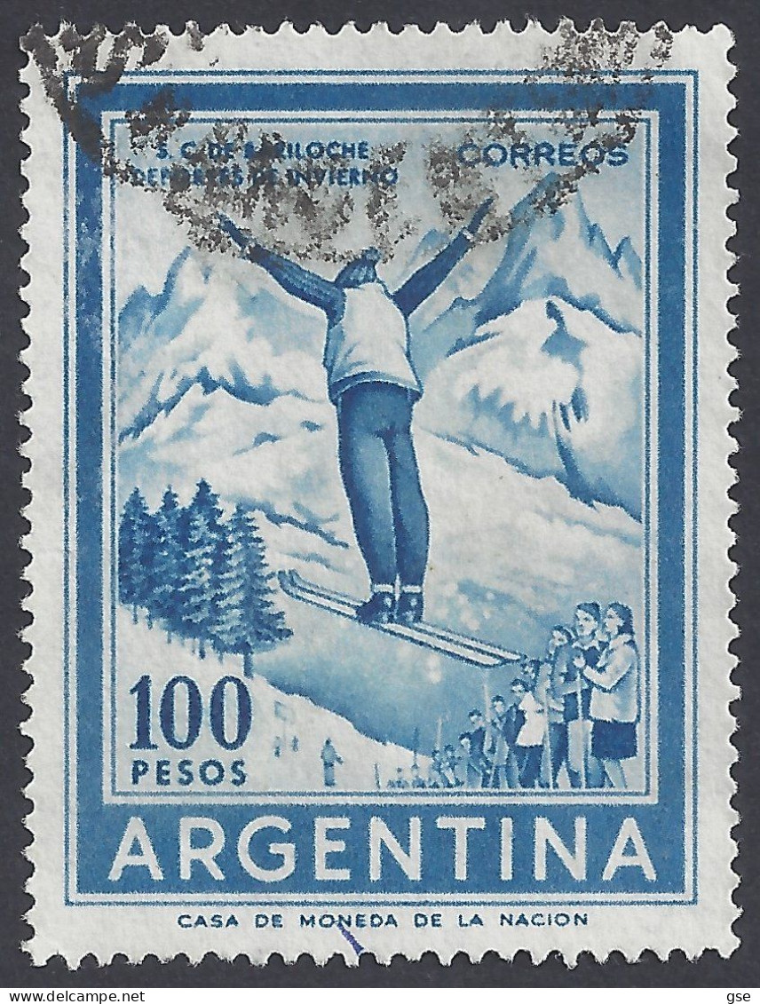 ARGENTINA 1959-62 - Yvert 606E° - Sci | - Gebruikt