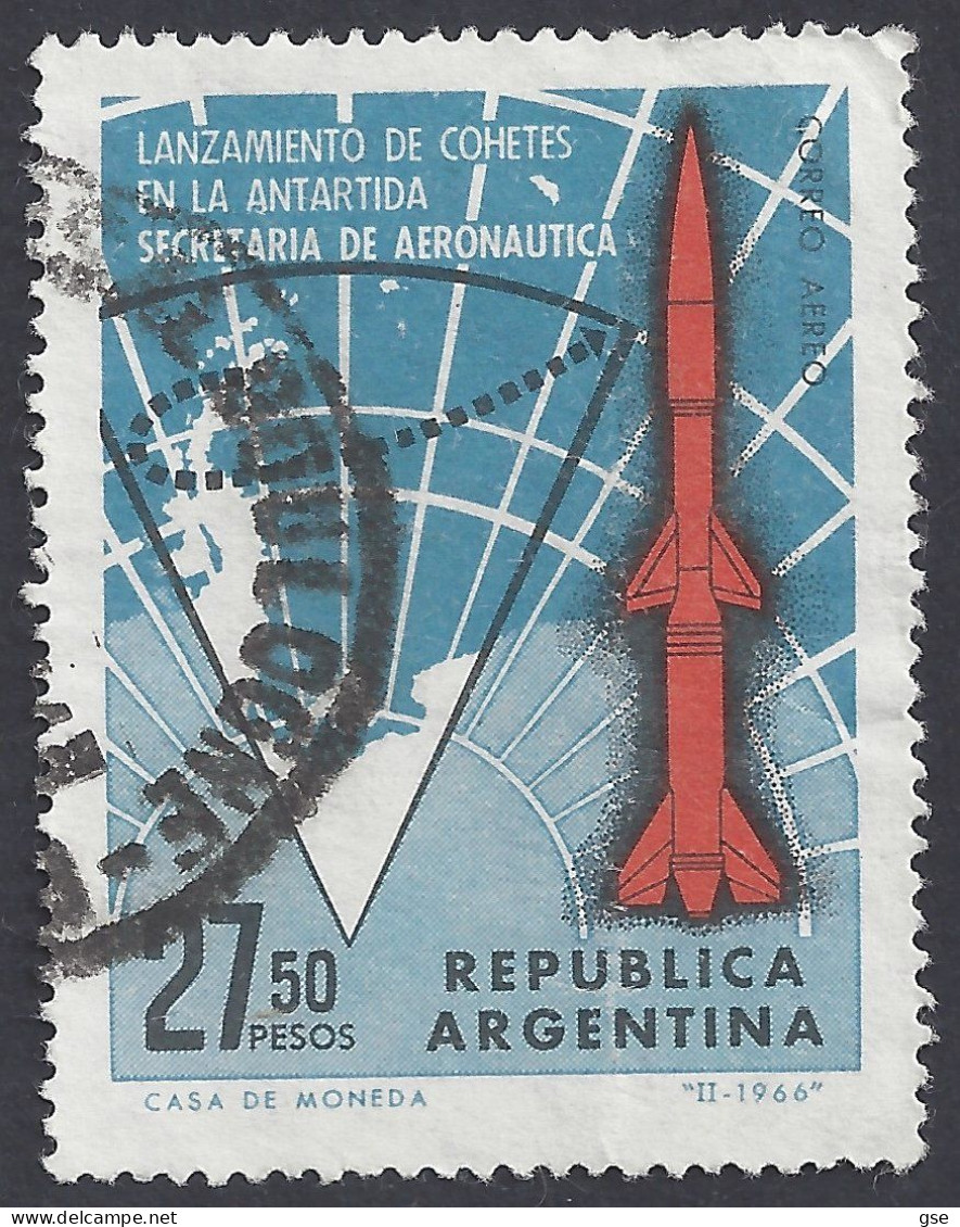 ARGENTINA 1966 - Yvert A112° - Antartico | - Luchtpost