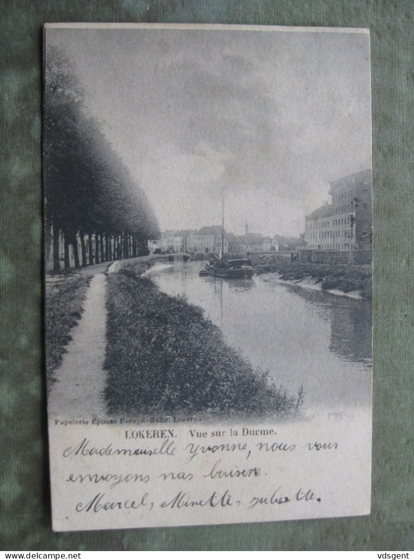 LOKEREN - VUE SUR LA DURME 1902 - Lokeren