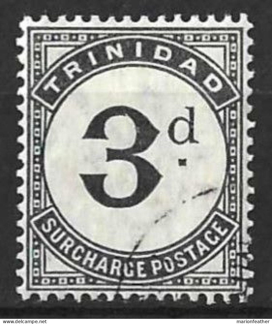 TRINIDAD ...KING EDWARD VII..(1901-10..)...POSTAGE-DUE.....3d......SGD12..........VFU...... - Trinidad & Tobago (...-1961)