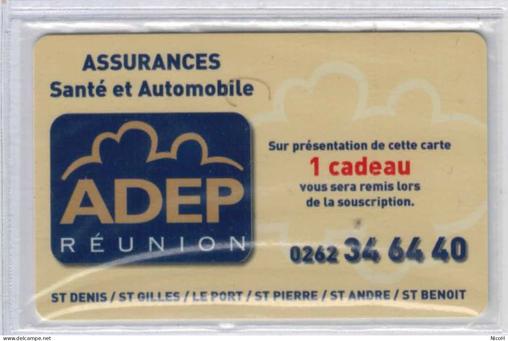 Carte à Code - XTS Telecom - ADEP Réunion - Neuve Sous Blister - Voir Scans - Reunión