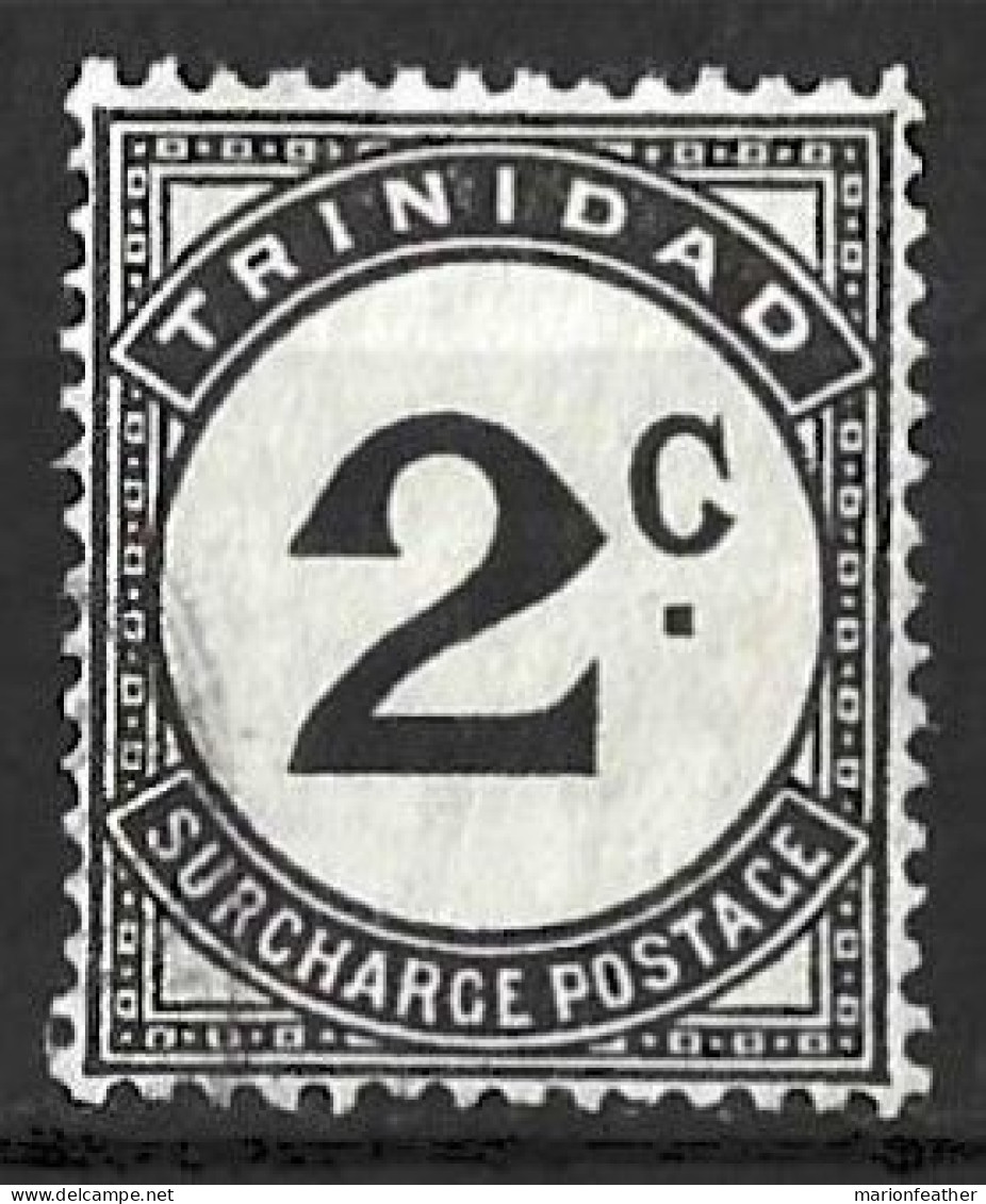 TRINIDAD...KING GEORGE VI...(1936-52.)....POSTAGE-DUE.....2c......SGD26.....ORDENERY PAPER..(CAT.VAL.£9.50..).....USED. - Trinidad & Tobago (...-1961)
