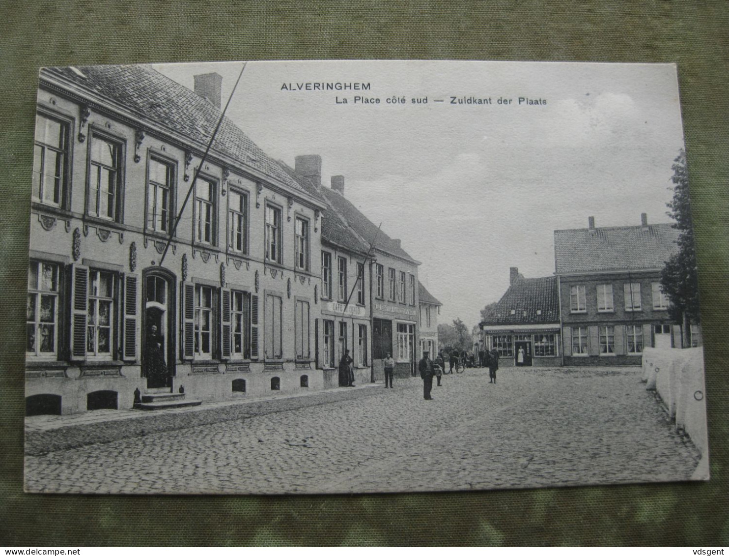 ALVERINGHEM - ZUIDKANT DER PLAATS 1909 - Alveringem