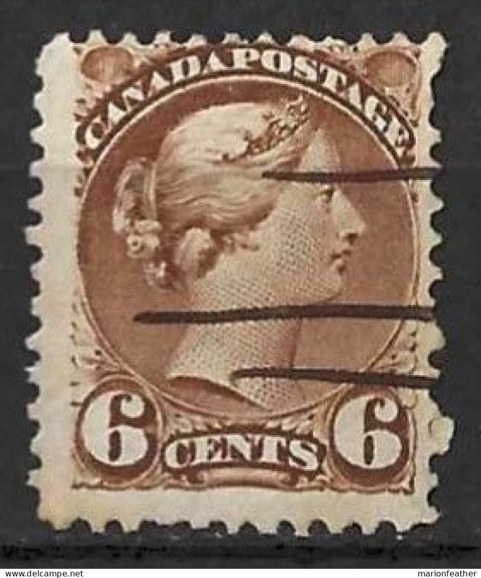 CANADA....QUEEN VICTORIA...(1837-01.).." 1889..".....6c......SG108..........PEN USED... - Unused Stamps
