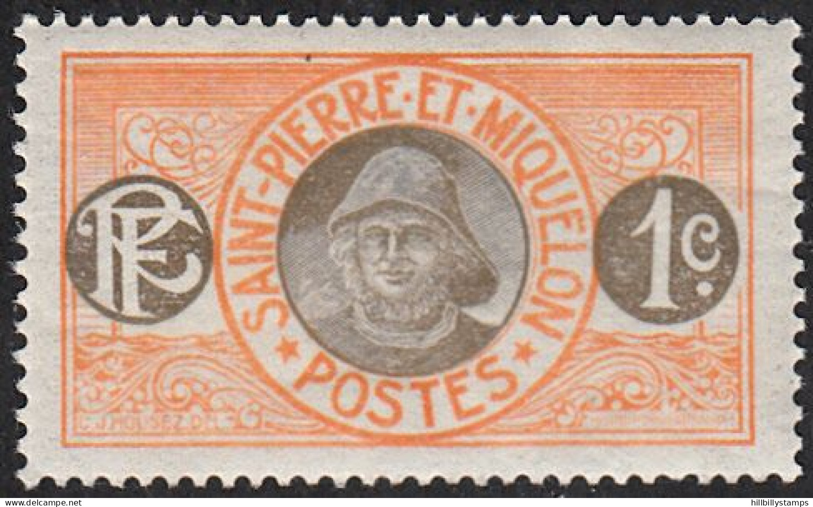 ST PIERRE AND MIQUELON  SCOTT NO 79  MNH  YEAR  1909 - Unused Stamps