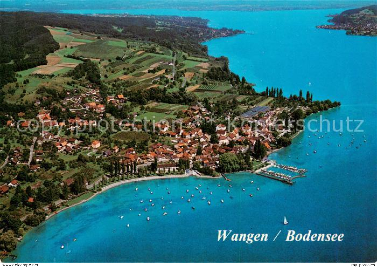 73837859 Wangen Bodensee Fliegeraufnahme Mit Untersee Wangen Bodensee - Markdorf