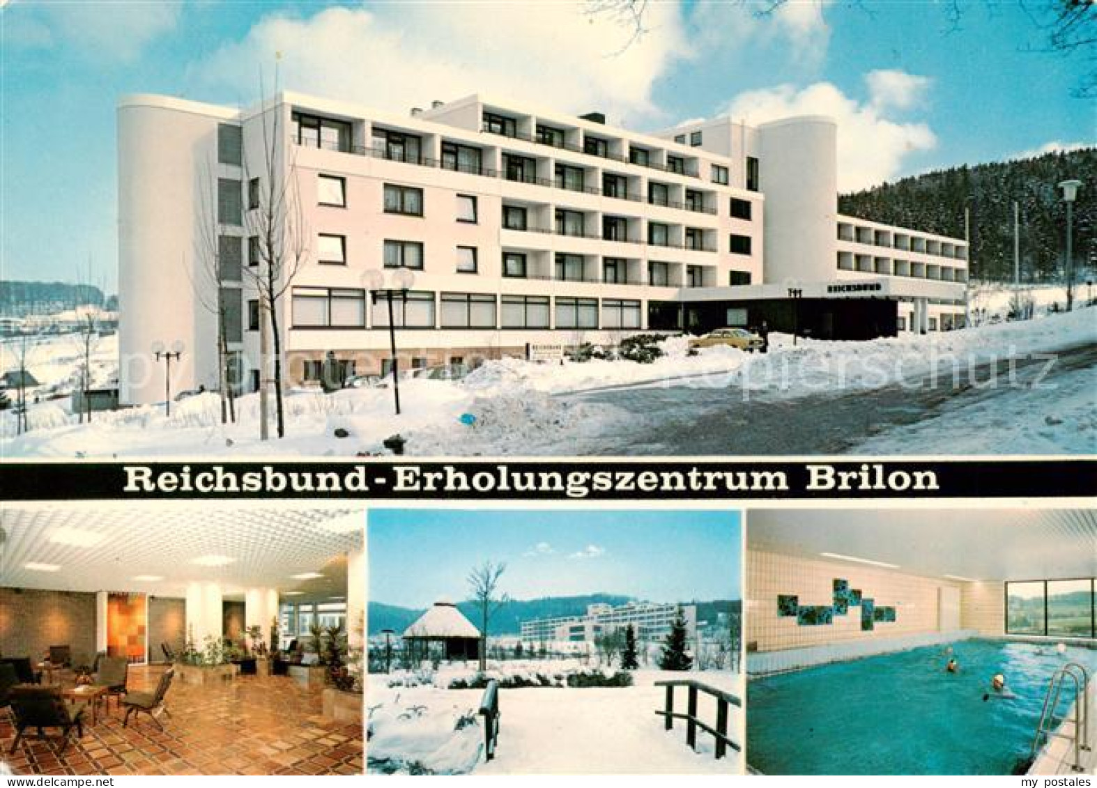 73837781 Brilon Reichsbund Erholungszentrum Foyer Winterpanorama Hallenbad Brilo - Brilon