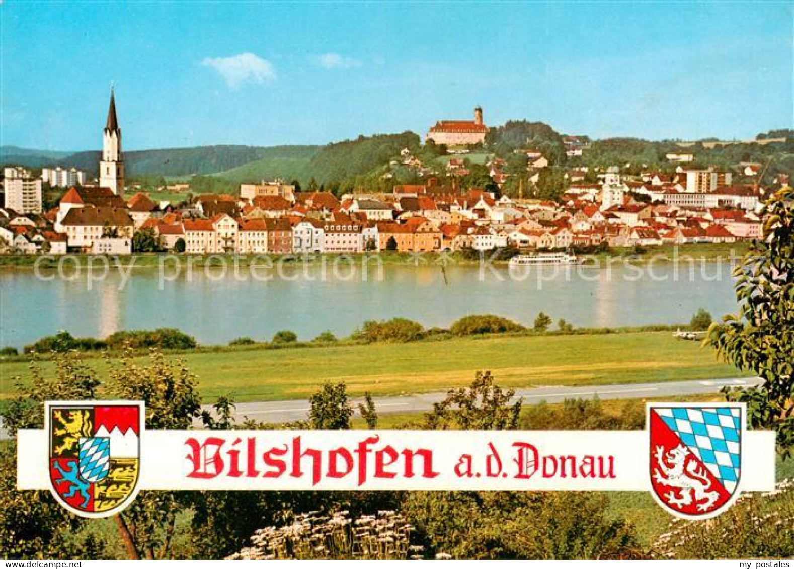 73837675 Vilshofen Donau Stadtansicht Mit Kloster Schweiklberg Vilshofen Donau - Vilshofen