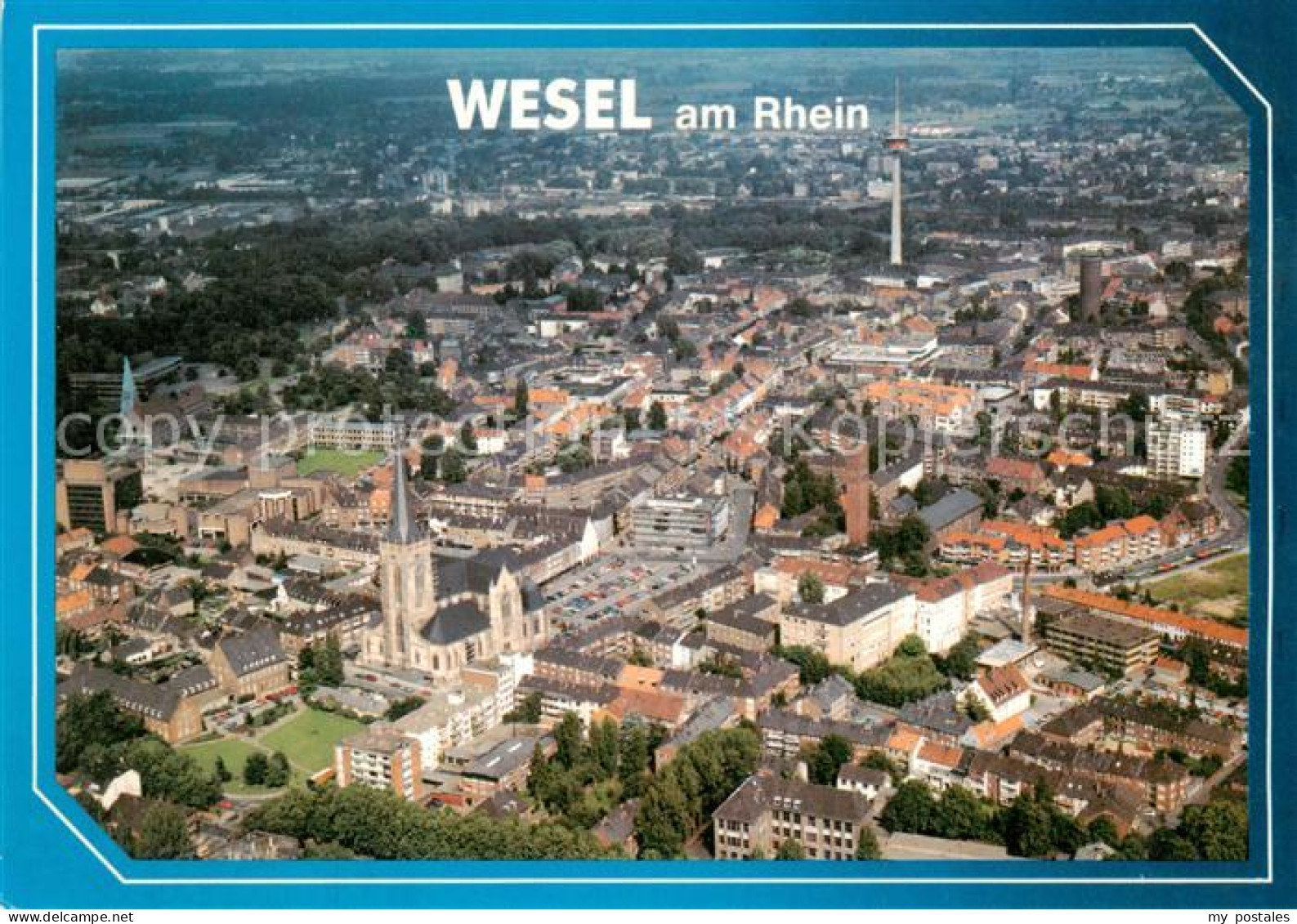 73837674 Wesel  Rhein Fliegeraufnahme  - Wesel