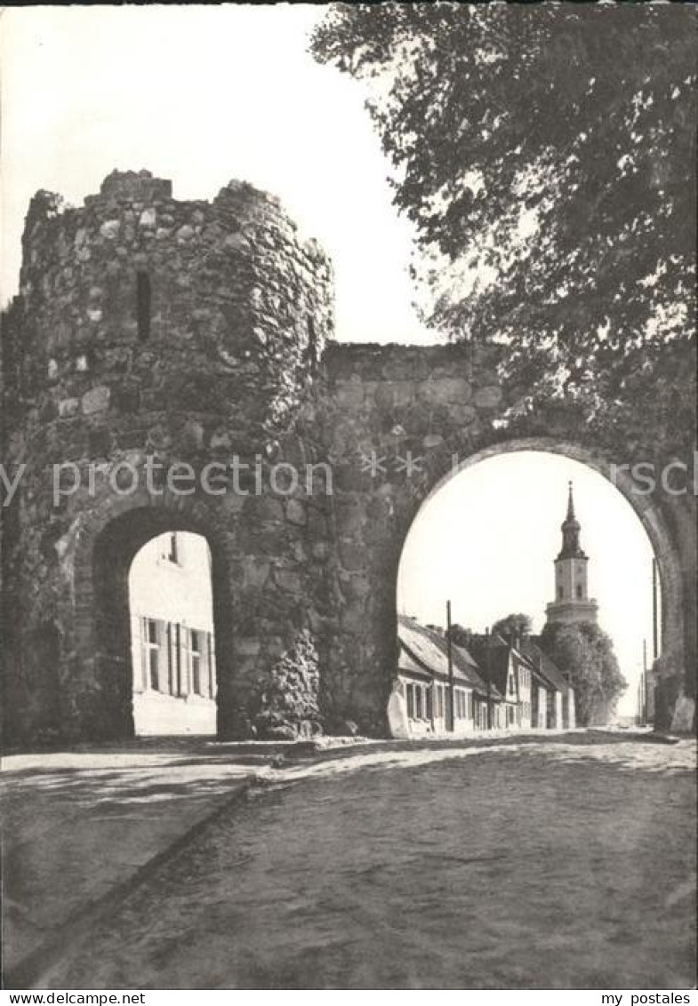 71913103 Templin Stadtmauer Mit Wiekhaus Templin - Templin