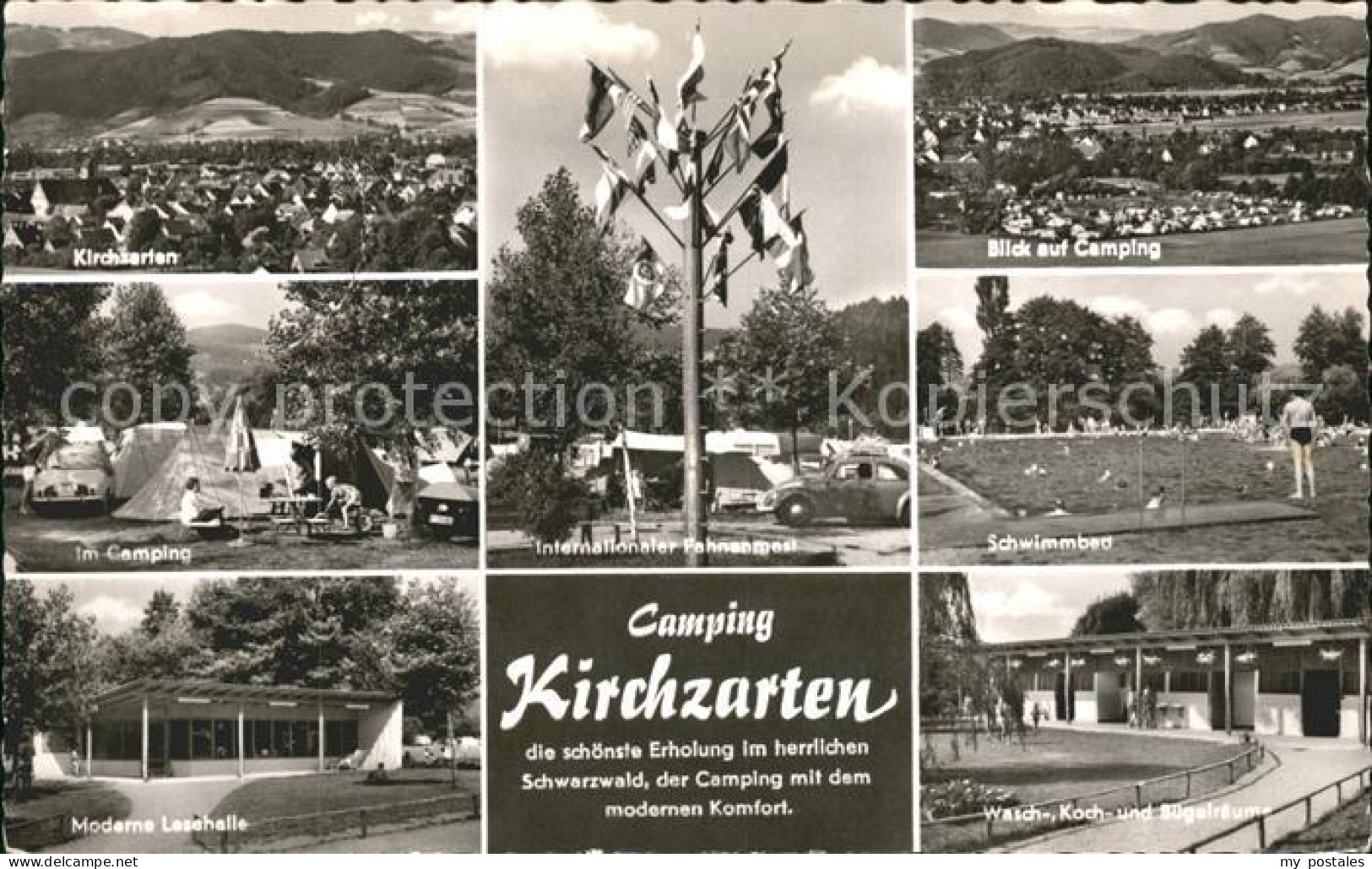 71912835 Kirchzarten Camping Schwimmbad Lesehalle Waschraeume Kirchzarten - Kirchzarten