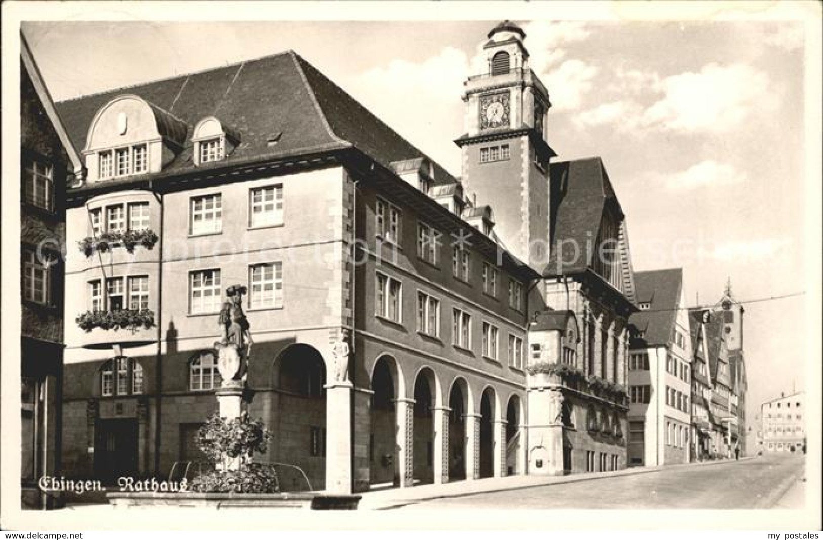 42026541 Ebingen Rathaus Brunnen Ebingen - Albstadt