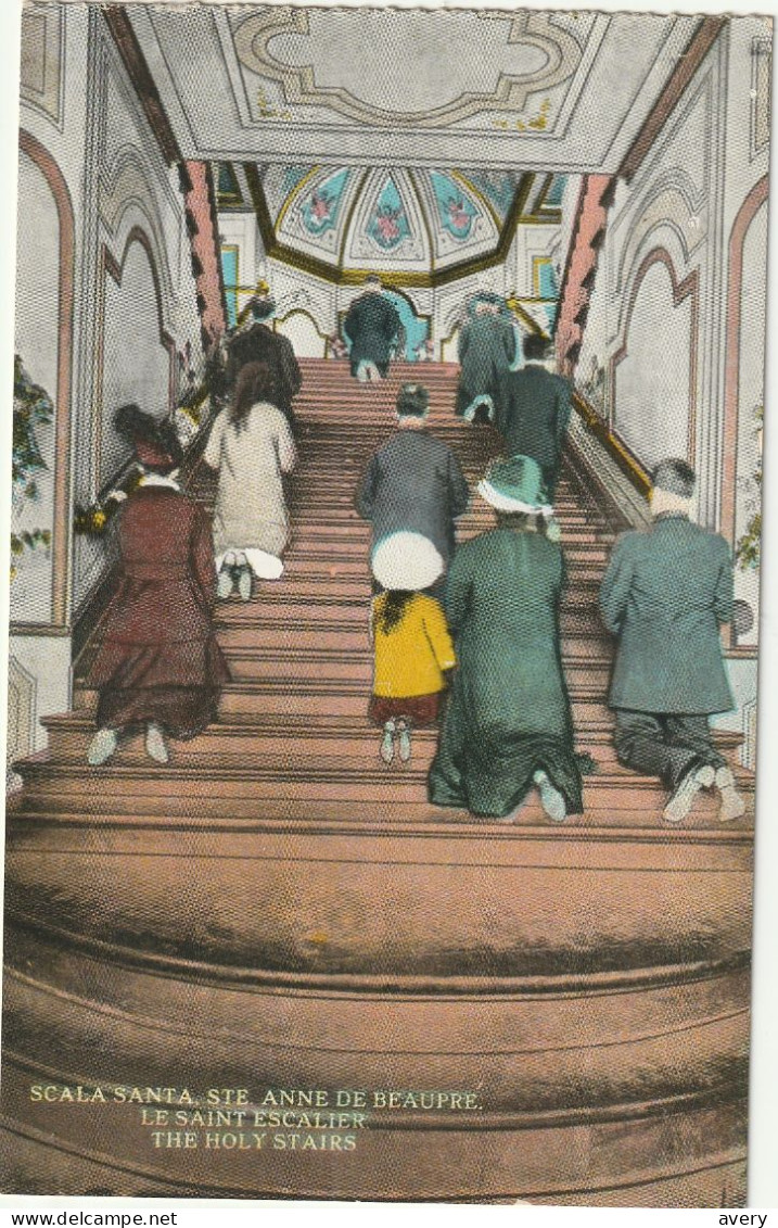 Ste. Anne De Beaupre,  Sainte-Anne-de-Beaupre, Pres De Quebec   Le Saint Escalier   The Holy Stairs - Ste. Anne De Beaupré