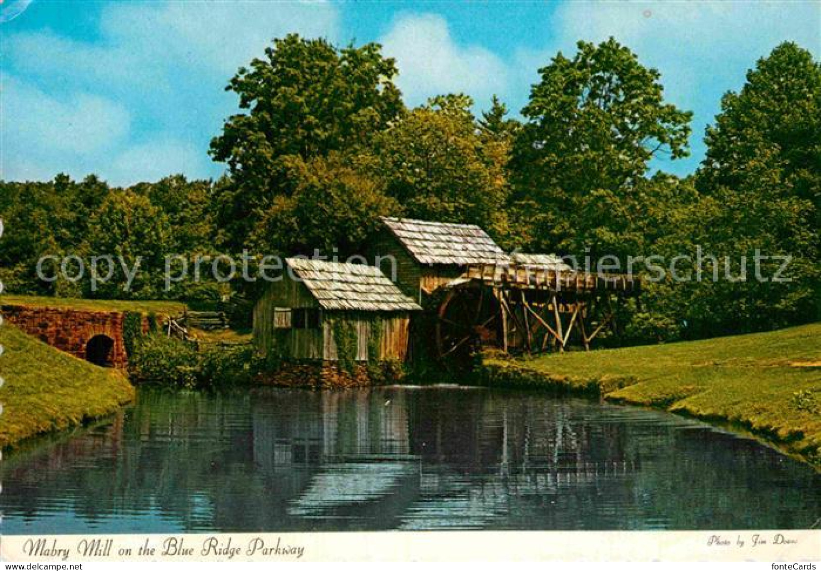 72827090 Cherokee_North_Carolina Mabry Mill On The Blue Ridge Parkway - Autres & Non Classés