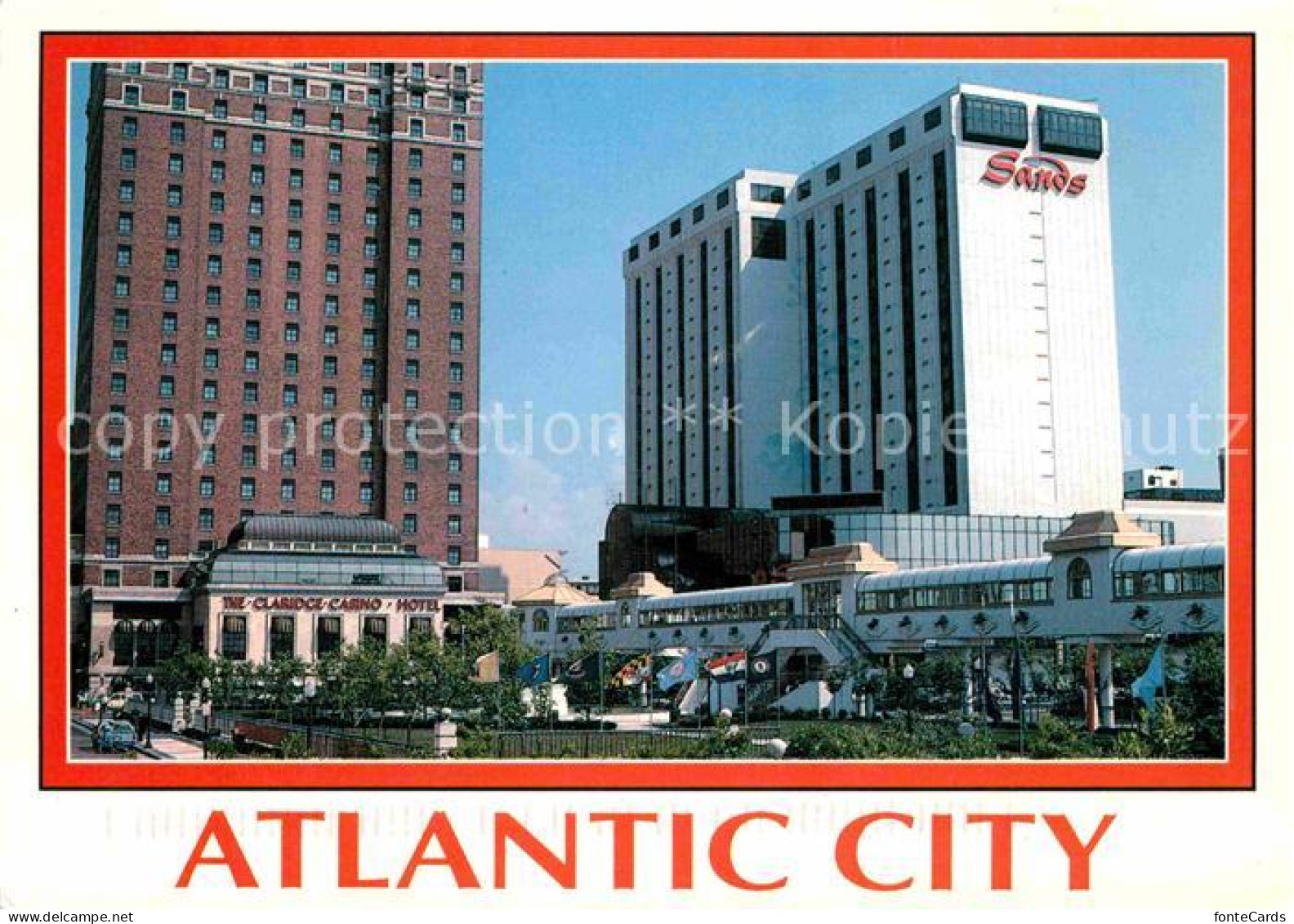 72813946 Atlantic_City_New_Jersey Sands Claridge Hotels Casinos  - Autres & Non Classés