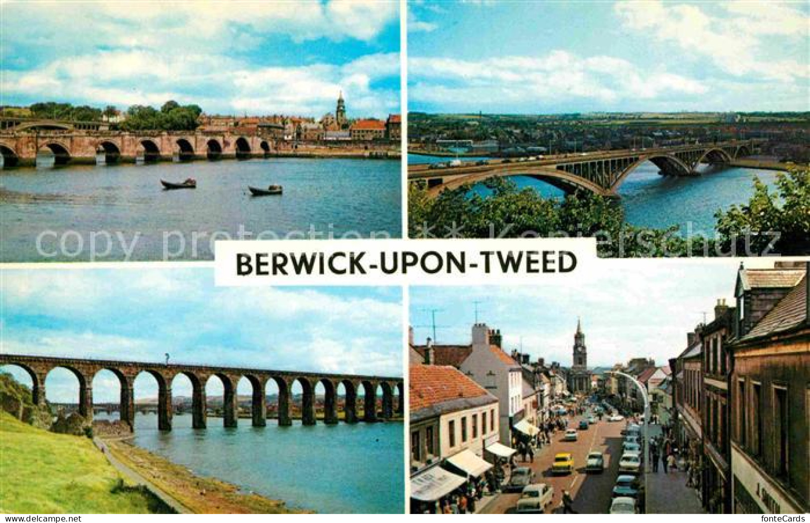 72799279 Berwick-upon-Tweed Old Bridge Royal Tweed Bridge Royal Border Bridge Hi - Autres & Non Classés