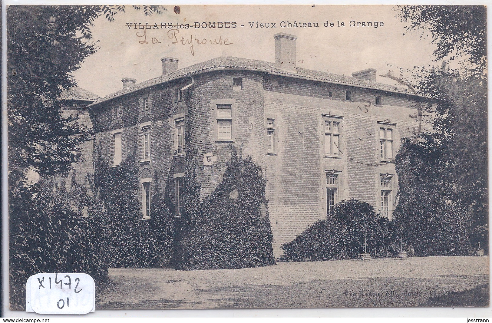 LAPEYROUSE- PRES DE VILLARS-LES-DOMBES- VIEUX CHATEAU DE LA GRANGE - Villars-les-Dombes