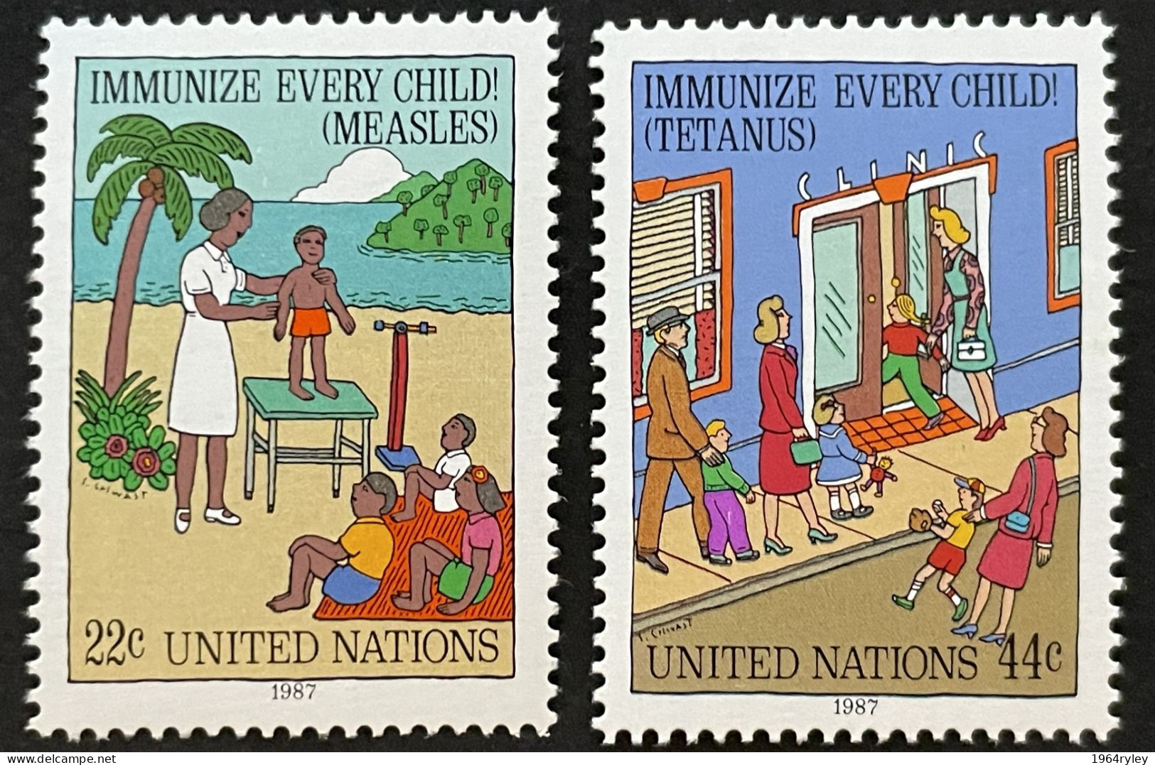 UNITED NATION NEW YORK - MNH** - 1987 - #  542/543 - Neufs