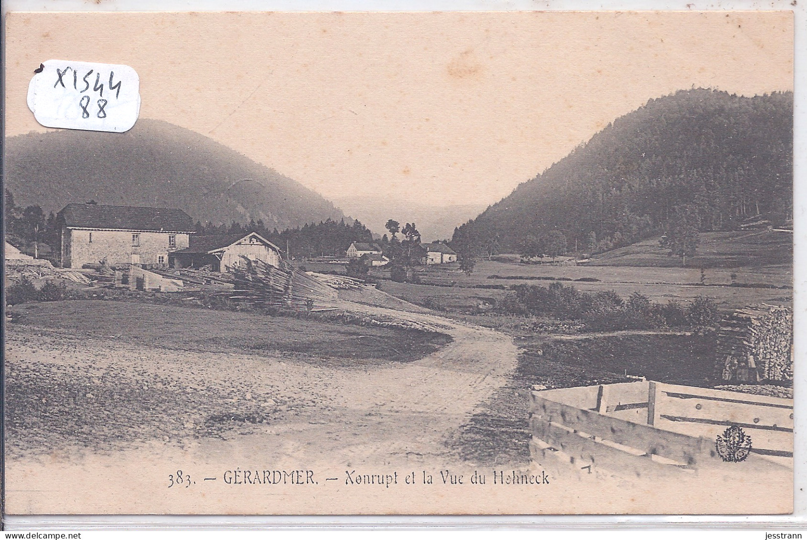 GERARDMER- XONRUPT ET LA VUE DU HOHNECK - Xonrupt Longemer