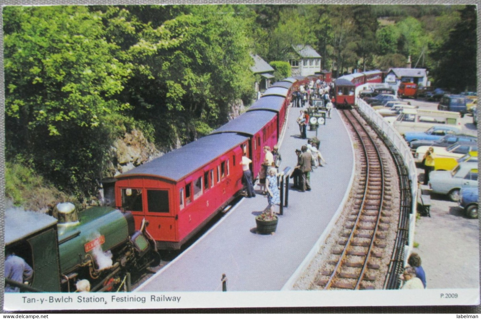 ENGLAND UK GREAT BRITAIN TAN Y BWICH STATION LOCO LOCOMOTIVE RAIL TRAIN POSTCARD CARTE POSTALE ANSICHTSKARTE POSTKARTE - Etiquettes D'hotels