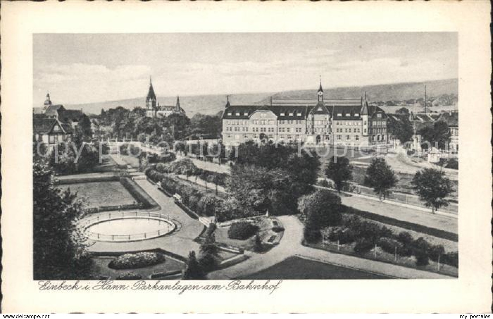 41988843 Einbeck Niedersachsen Parkanlagen Am Bahnhof Einbeck Niedersachsen - Einbeck