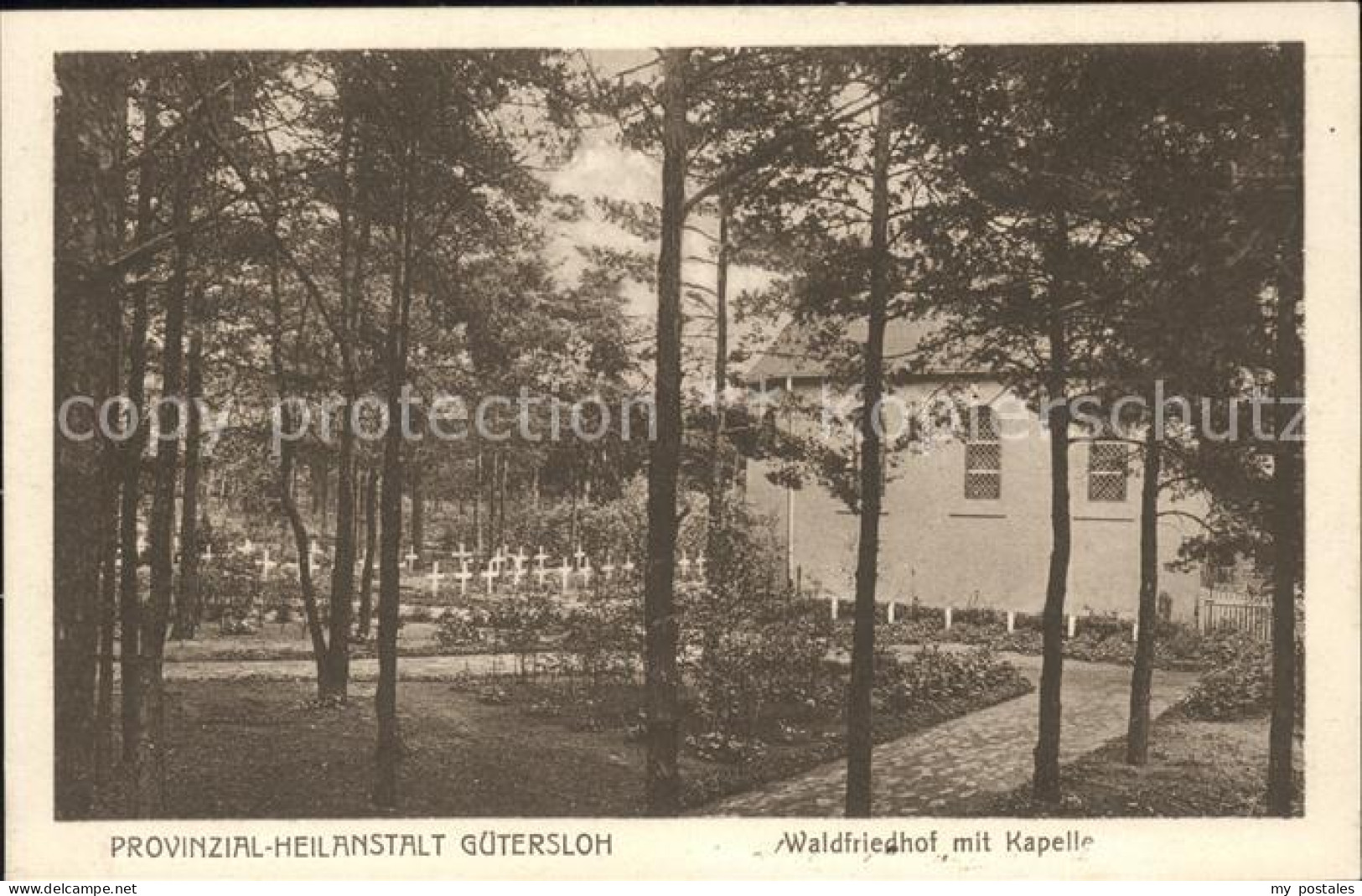 41554299 Guetersloh Provinzial Heilanstalt Waldfriedhof Kapelle Guetersloh - Guetersloh