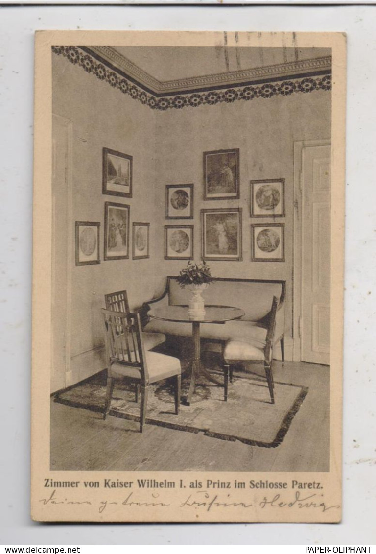 0-1554 KETZIN - PARETZ, Schloß, Kaiserzimmer, 1929 - Ketzin