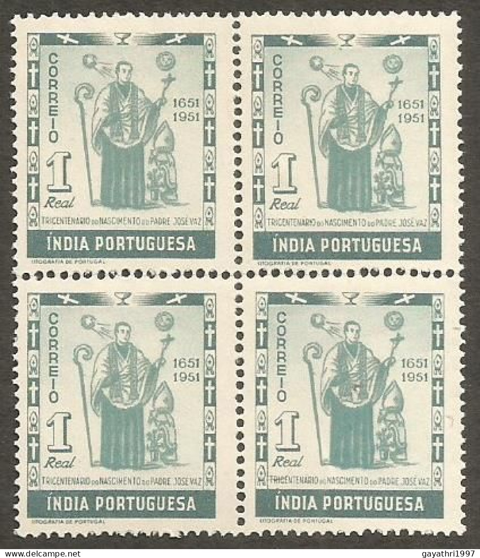 Portuguese India Stamps 9  Different  Mint All Are  Good Condition  Block Of 4 (p2) - Portugees-Indië