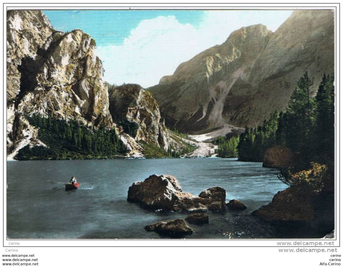 LAGO  DI  BRAIES (BZ):    FOTO  BROMOCOLOR  -  FG - Invasi D'acqua & Impianti Eolici