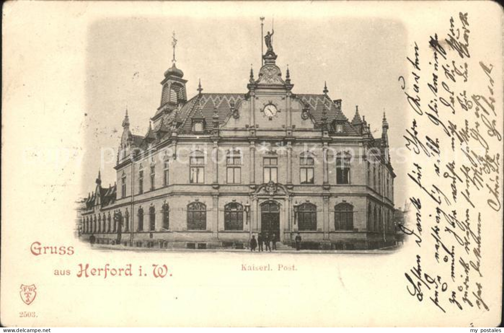 41554032 Herford Kaiserliche Post Herford - Herford