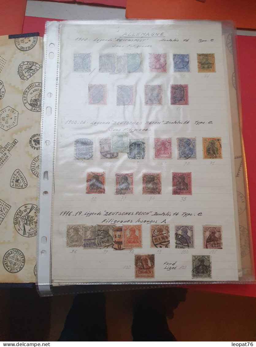 Allemagne - Collection Dans Un Album 30pages + Quelques Feuilles  (Port France 15€ / Europe 25€ / Monde 70€) - Sammlungen