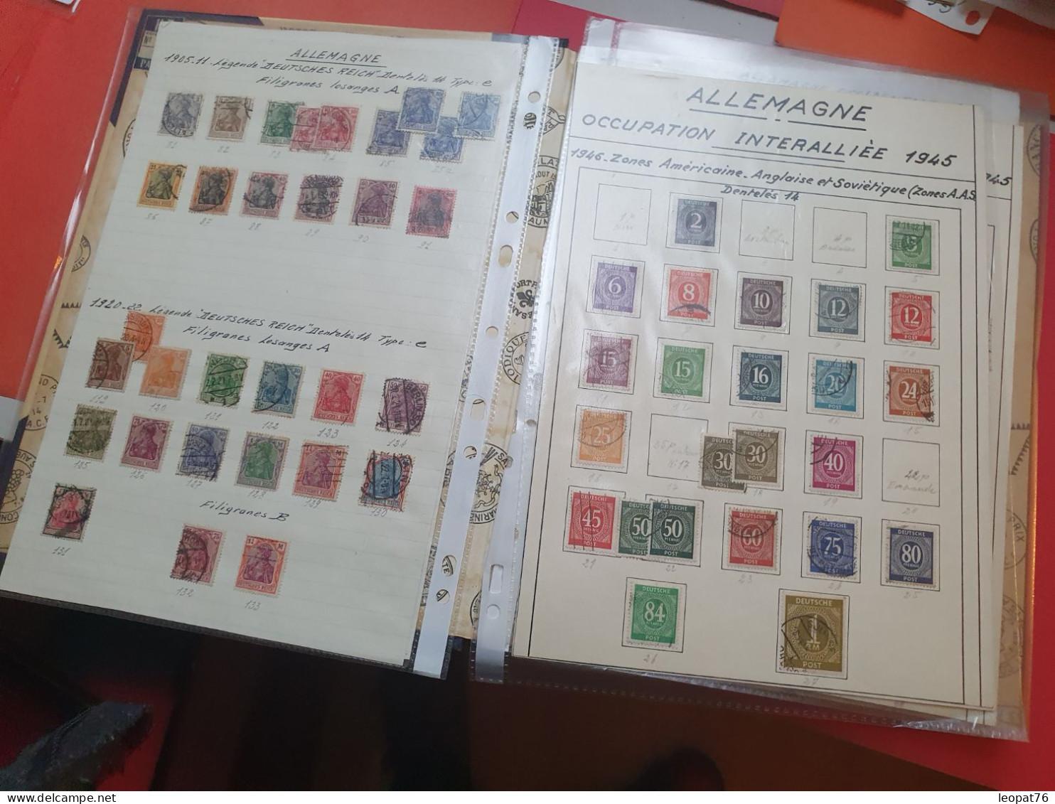 Allemagne - Collection Dans Un Album 30pages + Quelques Feuilles  (Port France 15€ / Europe 25€ / Monde 70€) - Sammlungen