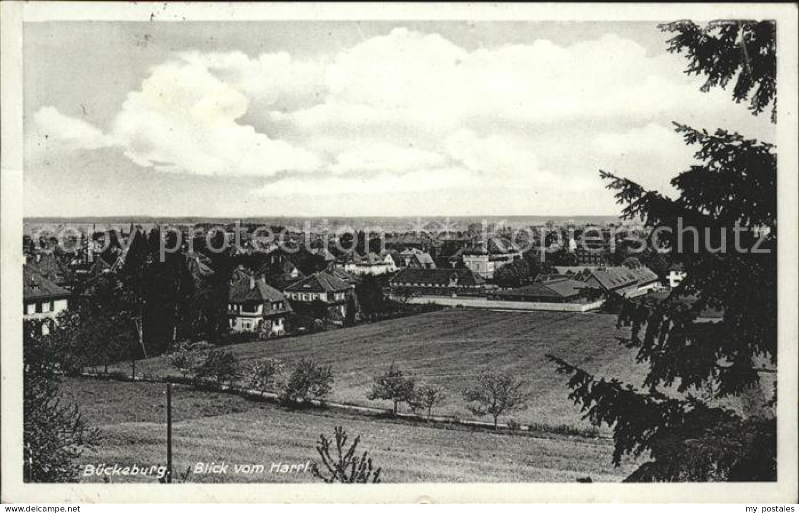 41553093 Bueckeburg Blick Vom Harrl (Stempel) Bueckeburg - Bueckeburg