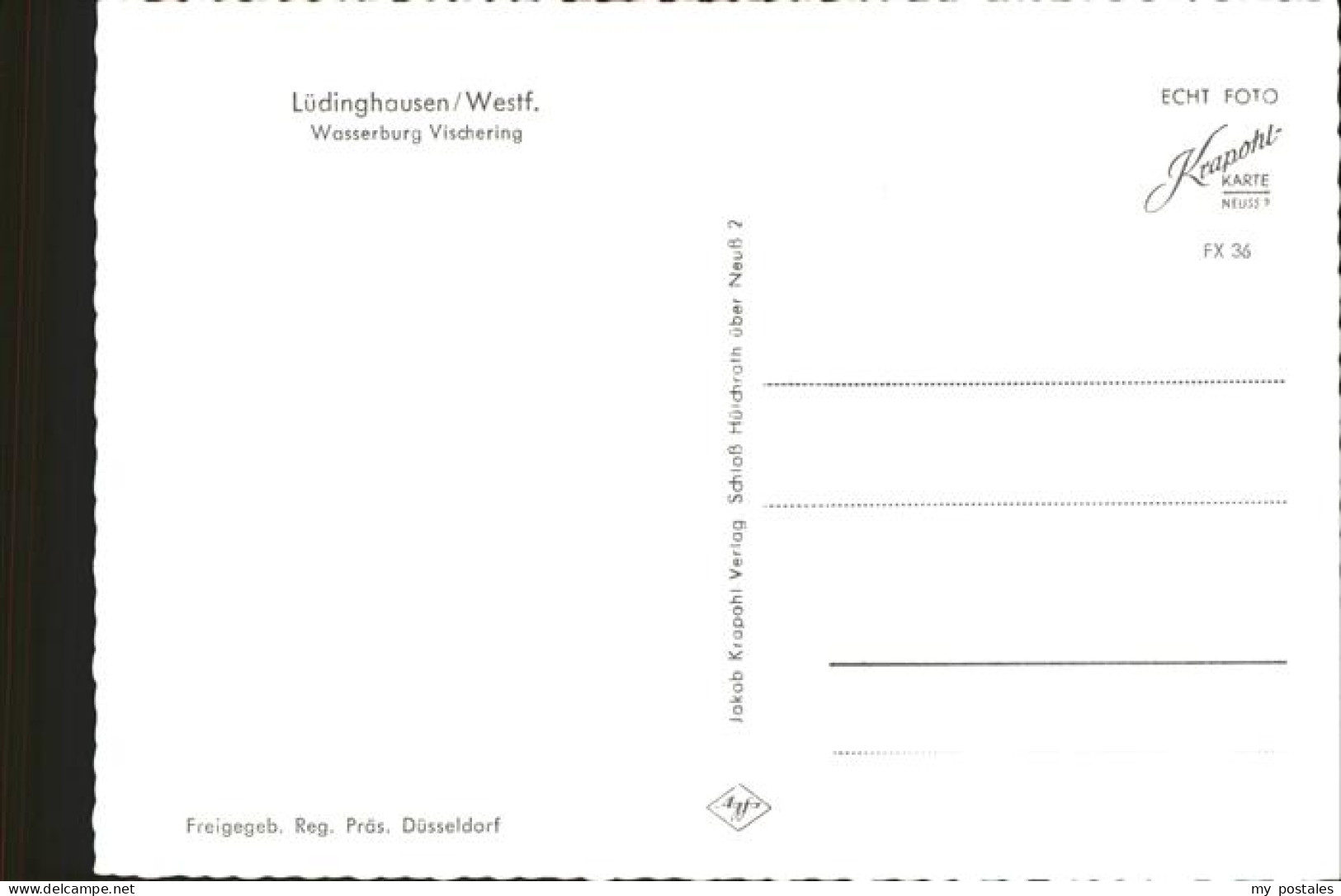 41552403 Luedinghausen Wasserburg Vischering Luedinghausen - Luedinghausen