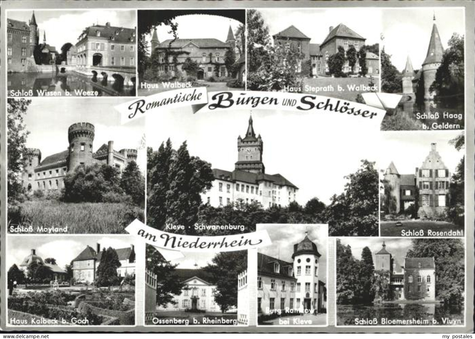 41552279 Kleve Schwanenburg Schloss Haag Schloss Rosendahl Kleve - Kleve