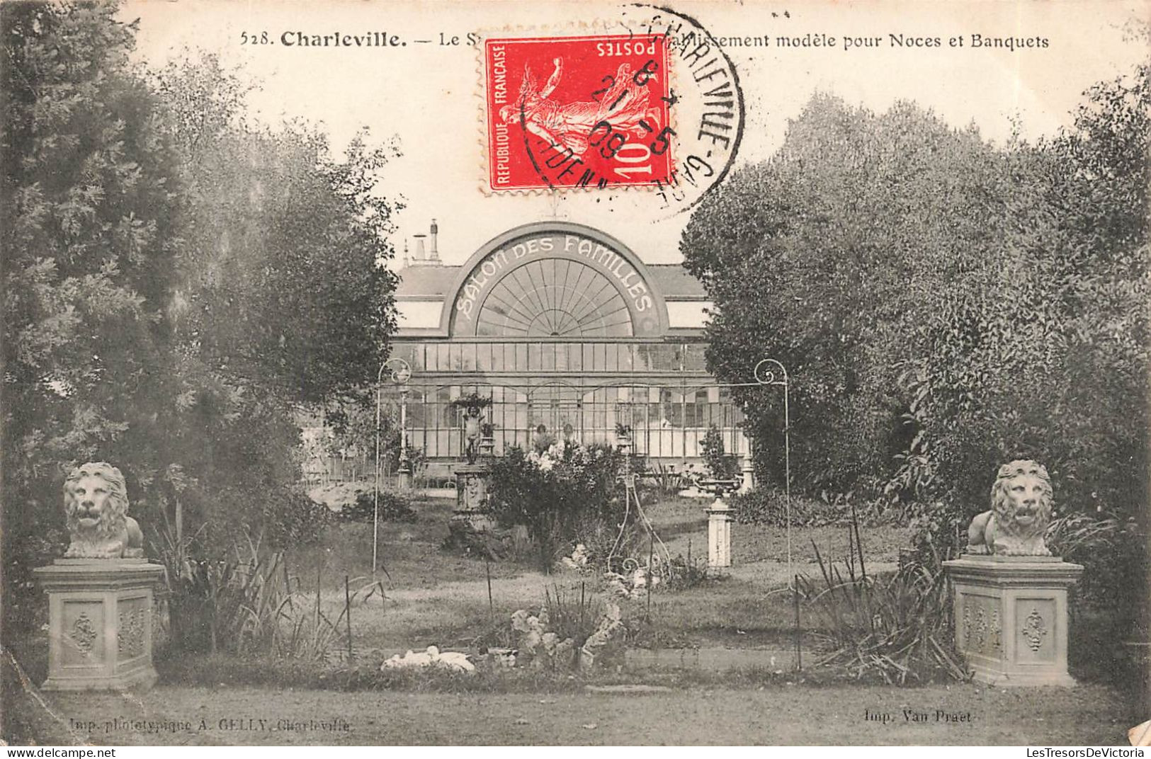 FRANCE - Charleville - Etablissement Modèle Pour Noces Et Banquets - Carte Postale Ancienne - Charleville