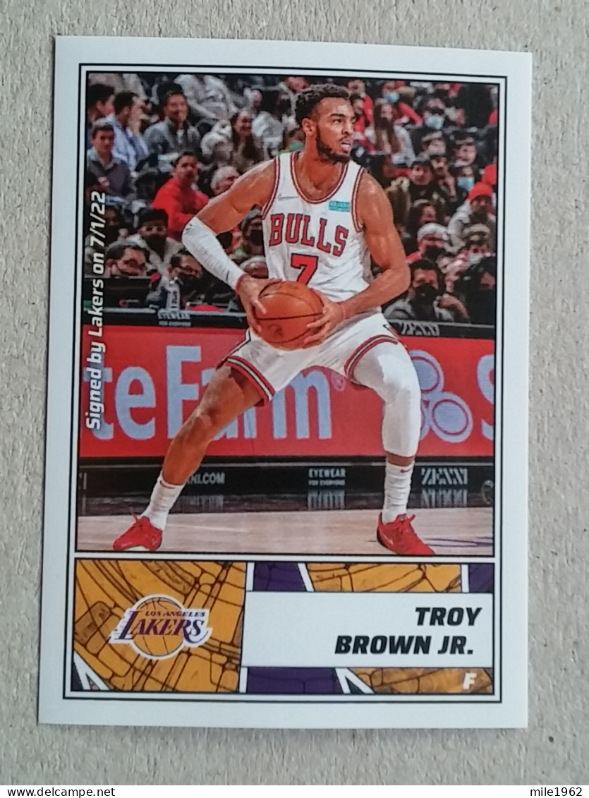 ST 52 - NBA Basketball 2022-23, Sticker, Autocollant, PANINI, No 362 Troy Brown Jr. Los Angeles Lakers - 2000-Now