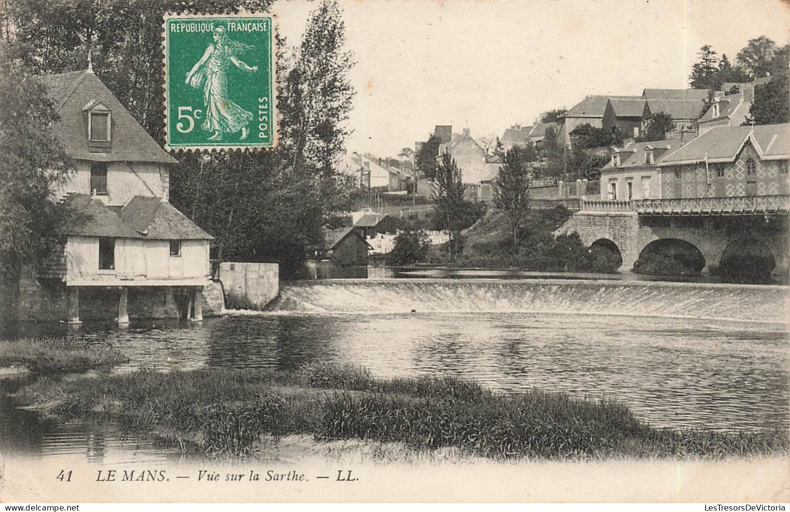 FRANCE - Le Mans - Vue Sur La Sarthe - Carte Postale Ancienne - Le Mans