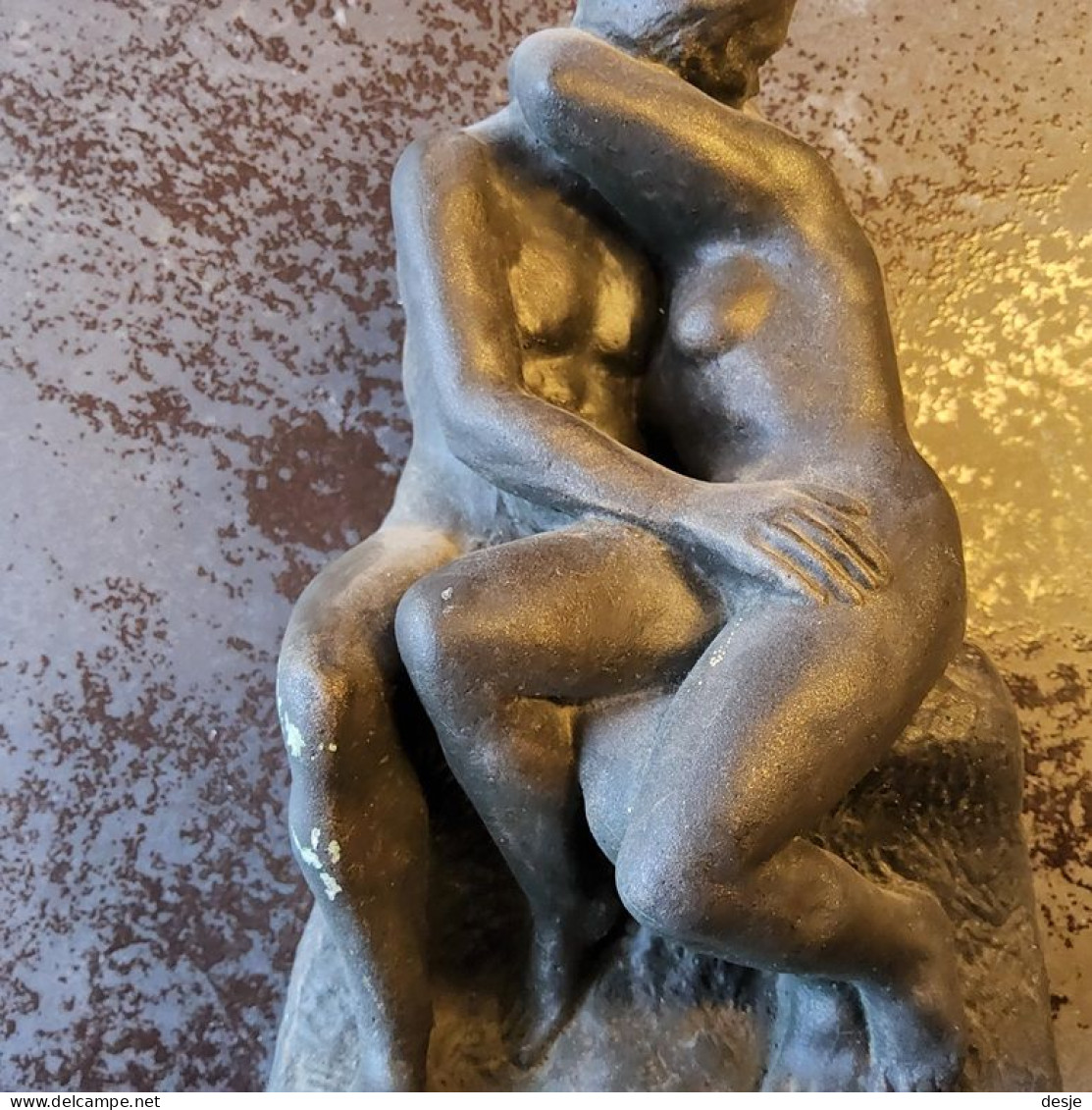 De Kus 1889 Naar Rodin In Steen - Bronzen