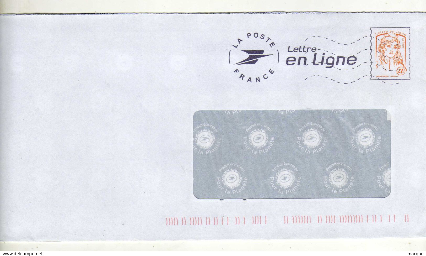 Enveloppe FRANCE Prêt à Poster Lettre En Ligne Oblitération LA POSTE - PAP : Altri (1995-...)