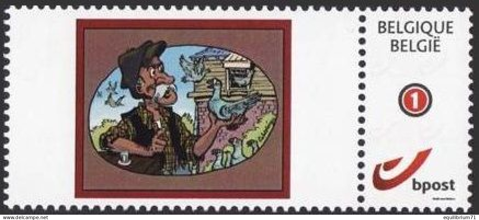 DUOSTAMP/MYSTAMP** - Le Vieux Bleu / Li Vî Bleû - BD De Raoul Cauvin & François Walthéry - 35e Duiven Olympiade - Philastrips