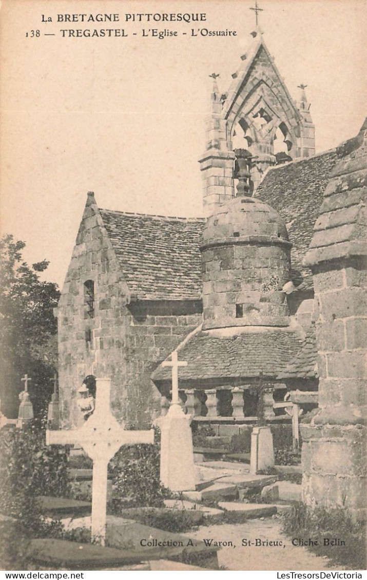 FRANCE - Trégastel - L'église - L'ossuaire - Carte Postale Ancienne - Trégastel