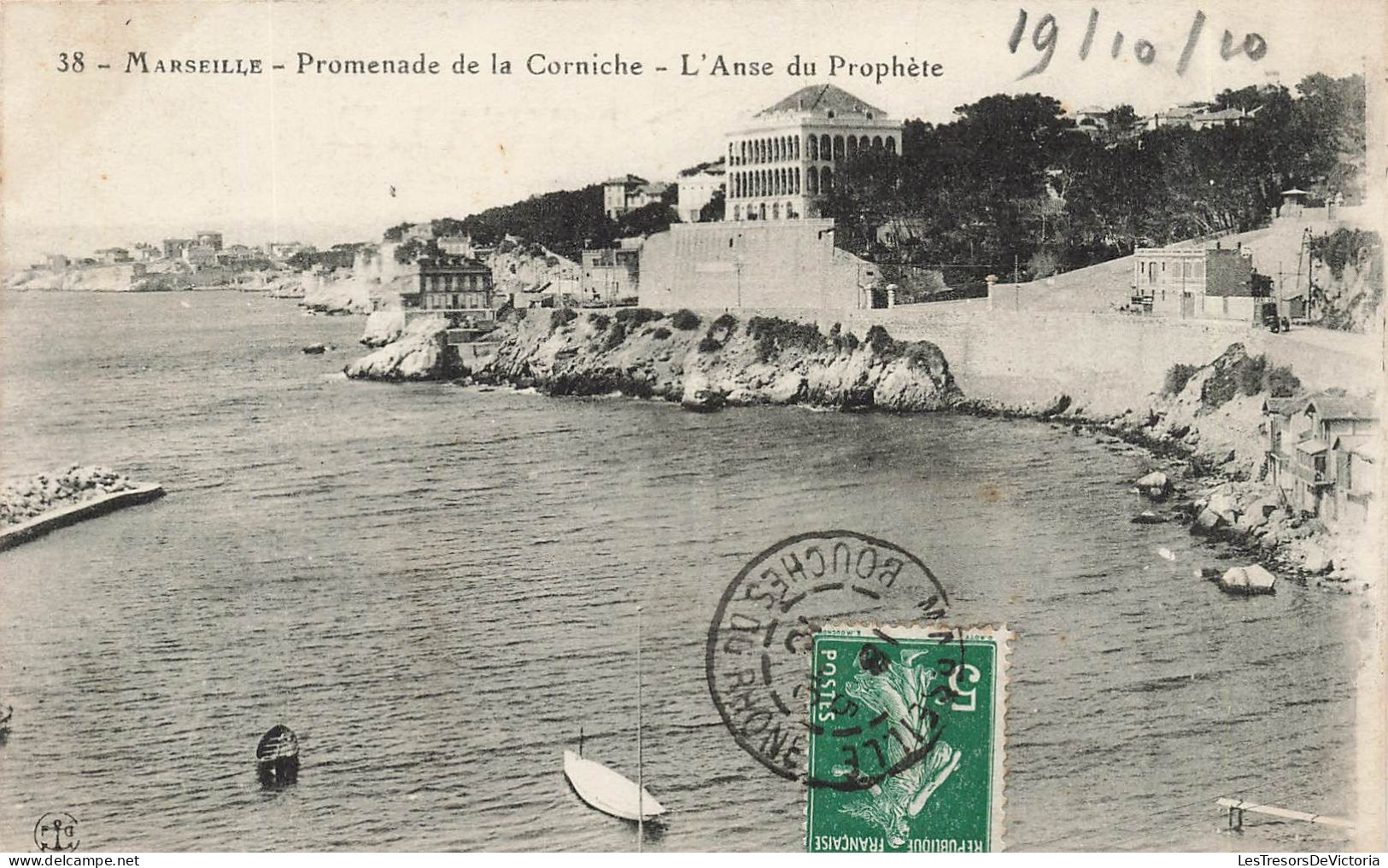 FRANCE - Marseille - Promenade De La Corniche - L'Anse Du Prophète - Carte Postale Ancienne - Endoume, Roucas, Corniche, Strände