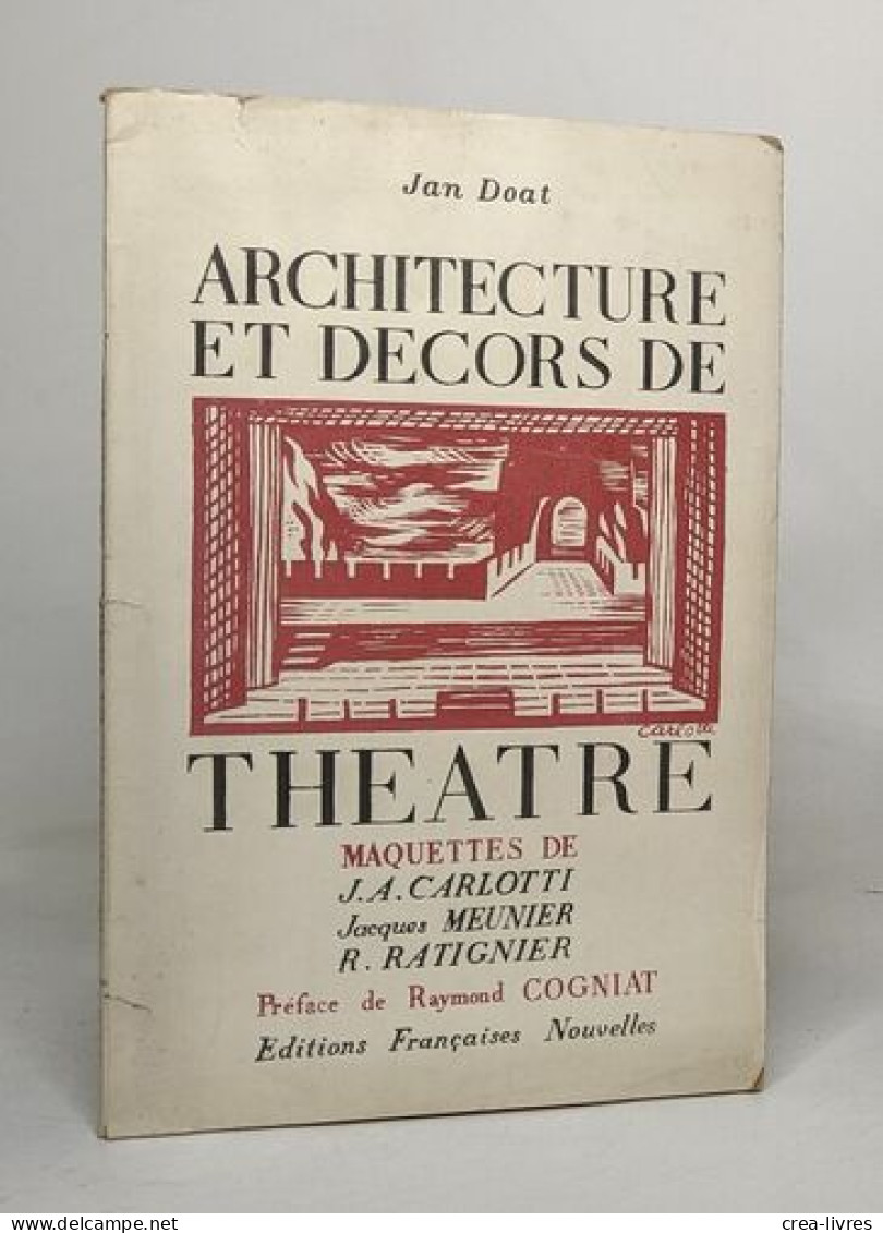 Architecture Et Decors De Theatre - Franse Schrijvers