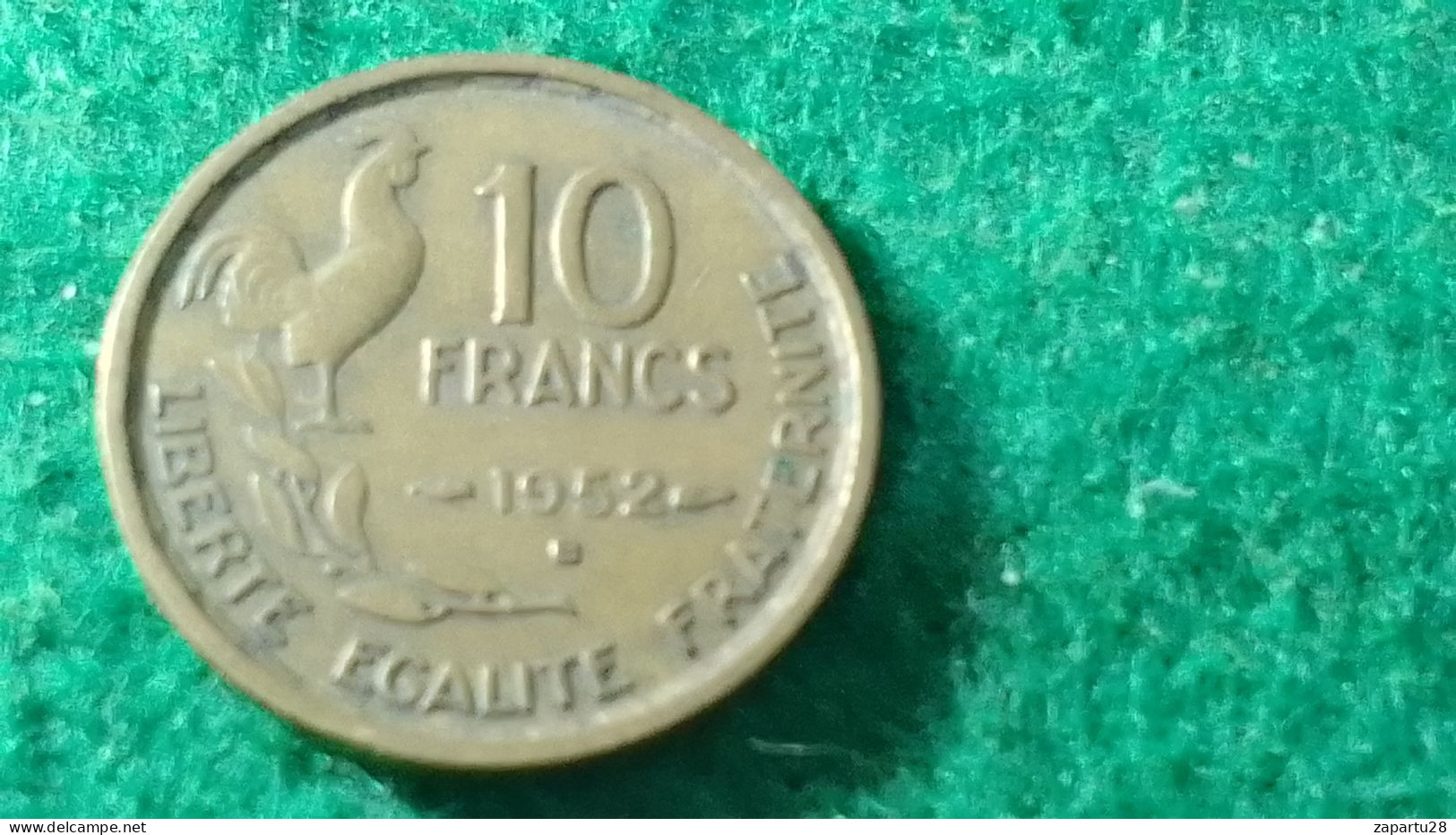 FRANSA - 1952    10  FRANK - 10 Francs
