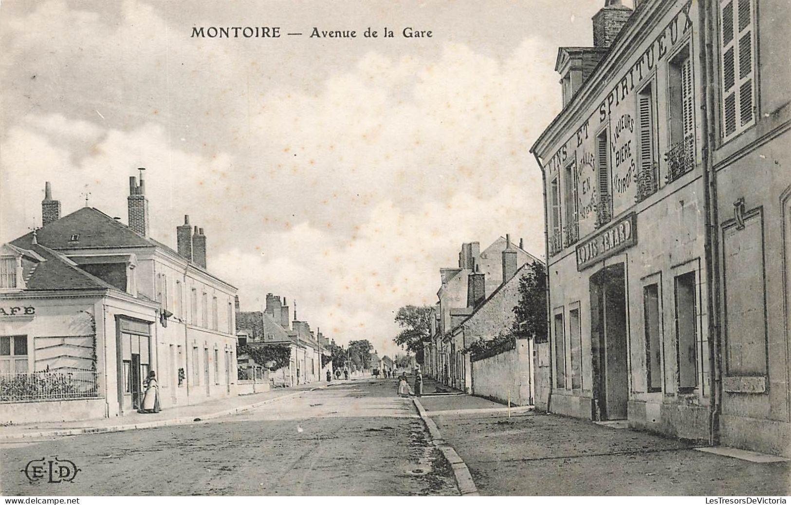 FRANCE - Montoire - Vue Sur L'avenue De La Gare - Carte Postale Ancienne - Montoire-sur-le-Loir
