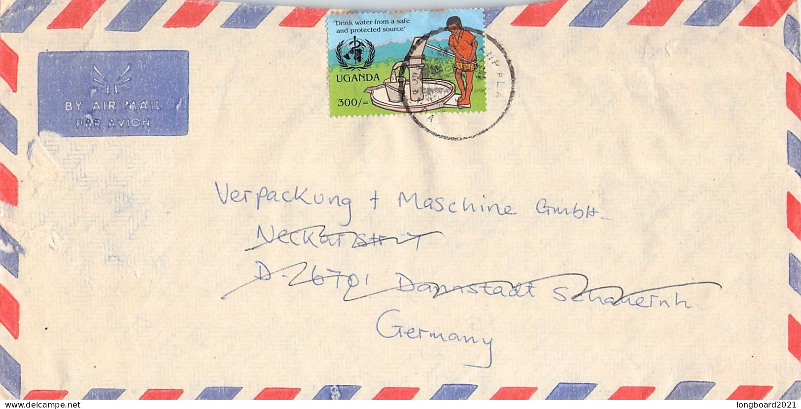 UGANDA - AIRMAIL - DARMSTADT/DE /4519 - Ouganda (1962-...)